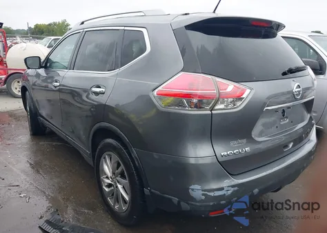 2015 Nissan Rogue Sl из США, поврежденный, VIN 5N1AT2MT6FC905101